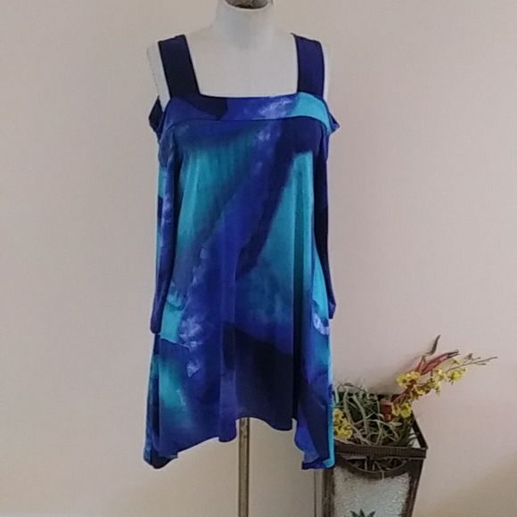 Ciara Sun Woo Dresses & Skirts - Ciara Sun Woo Assymetrical Cold Shoulder Dress/ Top.